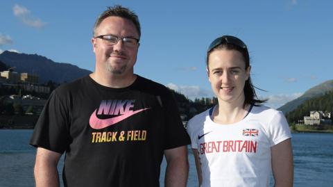 Andrew Young and Laura Muir 
