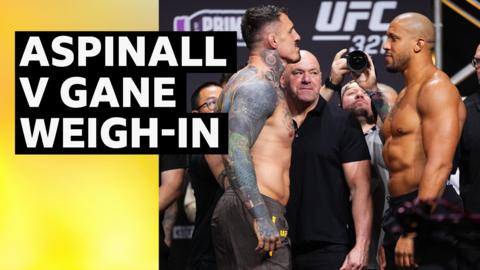 Tom Aspinall and Ciryl Gane