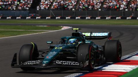 Fernando Alonso of Aston Martin Aramco during the Formula 1 Grand Prix of Mexico City