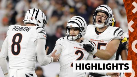 Cincinnati Bengals players celebrate
