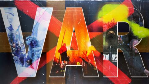 Fans against VAR in Sweden