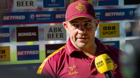 Ian Watson during his time as head coach of Huddersfield Giants