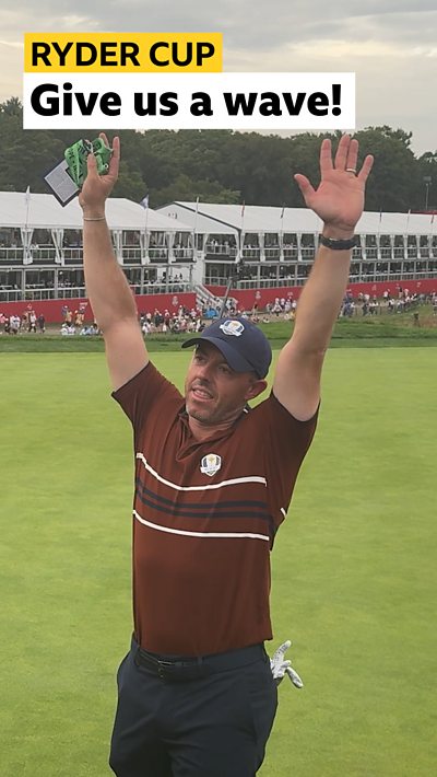 Give us a wave Rory!