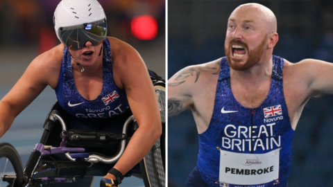 Hannah Cockroft and Dan Pembroke