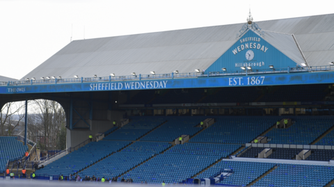 A view of the stands at Sheffield United's Hillsborough Stadium